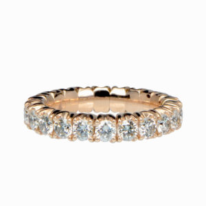 anello oro rosa e diamanti Collezione-molle-Carini-gioielli