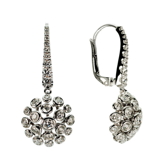White gold earrings Bolle Collection