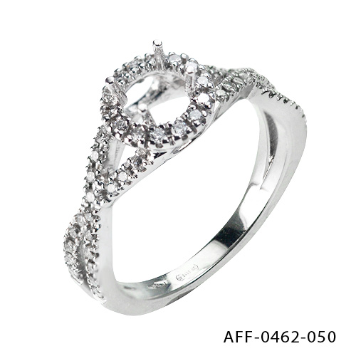 Semi-montato con diamanti AFF-0462-050