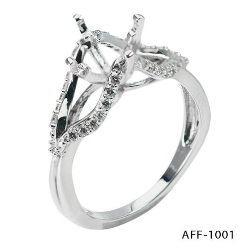 AFF-1001- anello semi-montato